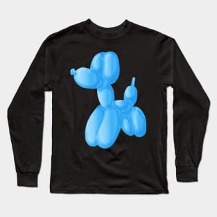 Blue Doggy Long Sleeve T-Shirt